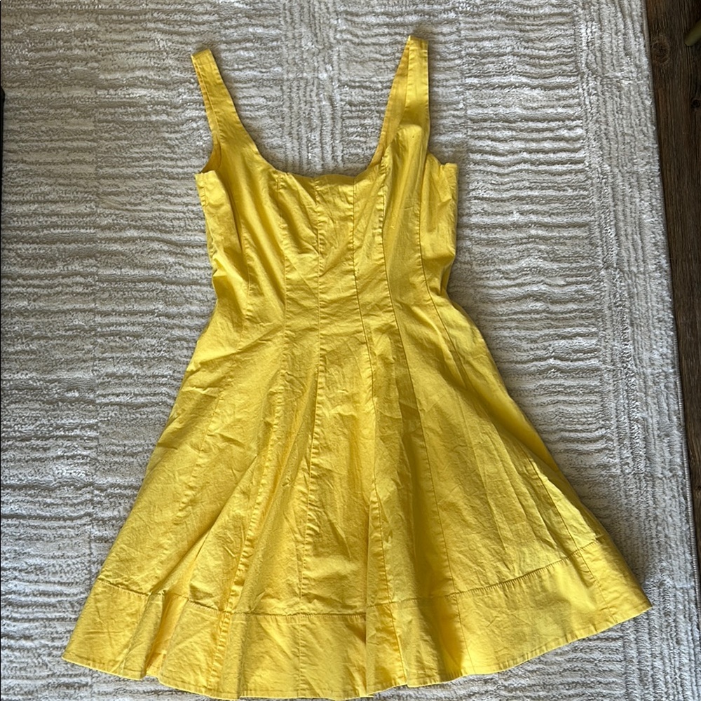 Yellow Staud Dress